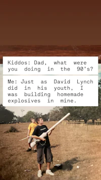 kiddo dad what were you doing in the 90's